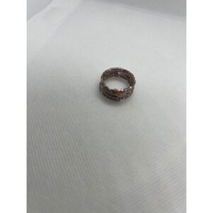 Beaded Stacking Ring Set Multi-Strand Fashion Jewelry